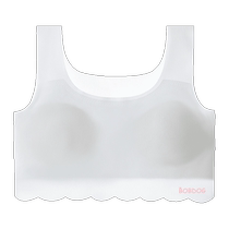 Babu Dou girls underwear vest development period summer ice silk 10-year-old 12-year-old children girls inner wear bra thin