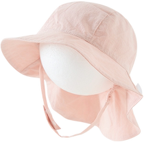 Tongtai baby hat spring and summer pure cotton baby sun hat childrens casual outing sun hat hat for boys and girls windproof hat