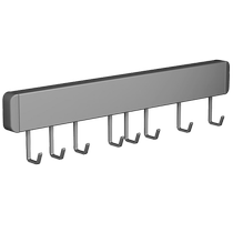 No punching kitchen hooks kitchen storage racks wall-mounted hooks pots and spatulas spoons and shovels storage hanging shelves