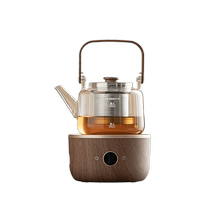 Tangfeng glass electric ceramic stove tea making set 2024 new household light luxury high-end tea making tea set around the stove