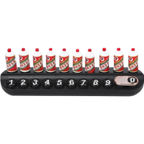 Creative small wine bottle car temporary parking plate multi-functional car phone plate number leaving ornament 1 piece