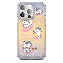Fun and cute puppy suitable for iPhone15 protective cover Apple 14pro space 13promax mobile phone case
