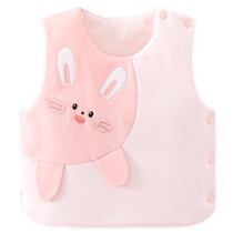 Youkesiu baby vest baby vest pure cotton type A belly protection outer wear 0-3-6 months newborn vest top