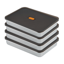 onlycook food grade 304 stainless steel dumpling box storage box refrigerator dumpling freezing box crisper box