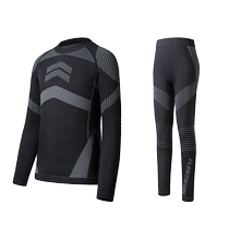 FlowTheory Childrens Ski Quick-Drying Sweat-wicking Compression Clothing Girls Breathable Thermal Sports Bra Set