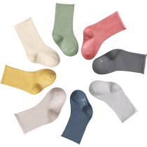Baby socks are loose in the summer and do not tighten the feet. Childrens socks are boneless newborn baby mid-calf socks. Korean trendy socks ins.