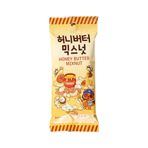 Hangu imported nuts bee butter mixed almonds 35g*1 bag almonds Korean internet celebrity casual snacks