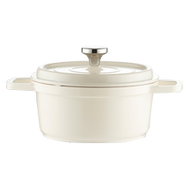 onlycook household double-ear aluminum alloy enamel pot Nordic ins soup pot stew pot clay rice cooking pot