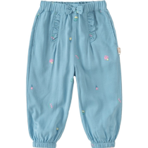 (Same style in the mall) David Bella childrens anti-mosquito pants 2024 girls new bloomers womens summer trousers