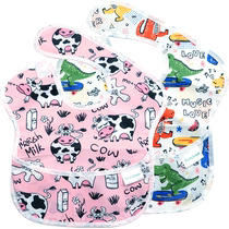 busybear baby infants and young children eating bibs waterproof leak-proof bibs supplementary food feeding pocket saliva 1 piece
