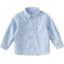 David Bella Childrens Shirt 2024 New Spring Clothes Boys Cotton Shirts Baby Casual Tops Childrens Clothes
