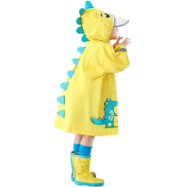Childrens raincoat boys and girls 2024 new student baby poncho kindergarten unicorn dinosaur parent-child