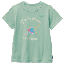 Qianquhui Childrens Clothing Summer Childrens Style Girls Cute Childlike Printed Cotton Casual Short-Sleeved T-Shirt