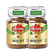 【进口】Moccona榛果风味冻干黑咖啡95g*2瓶