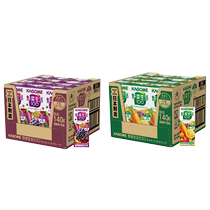 Kagome Wild Vegetable Life Fruit and Vegetable Juice Carrot Grape and Orange Combination 200mlx12*2 Vegetable Salad