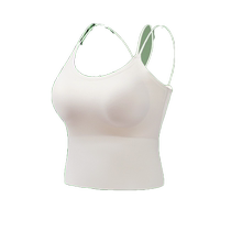Youkesiu camisole womens padded beautiful back bra all-in-one seamless thin style inner base layer outer wear tube top