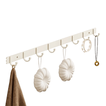 Bathroom hooks without punching cream style strong adhesive bathroom toilet wall hanging traceless nail-free adhesive hooks