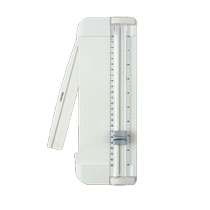 Deli paper cutter small paper cutter paper cutter office paper cutter paper cutter manual portable plastic paper cutter