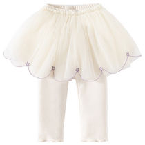 Banxidi girls pants autumn 2024 new style baby princess leggings childrens trousers childrens skirts