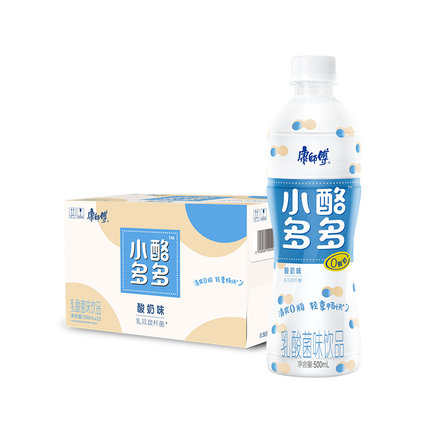 康师傅小酪多多清爽型 0脂 乳酸菌饮料500mL*15瓶