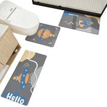 Dajiang absorbent floor mat bathroom non-slip foot mat door bathroom bathroom door mat washstand mat