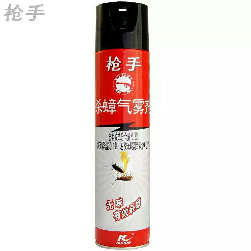Gunner cockroach-killing aerosol odorless 600 ml 360deg valve odorless insecticide