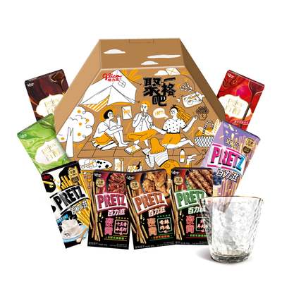 格力高聚一格吧零食大礼包372g