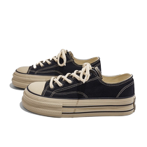 Renben 2024 canvas shoes for women autumn new womens shoes versatile sneakers womens thick-soled casual sports trendy shoes