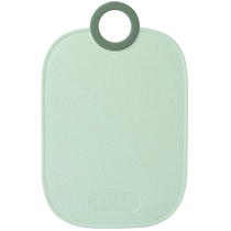 Double-gun cutting board antibacterial and mildew-proof household cutting board baby food supplement board wheat straw chopping board fruit chopping board