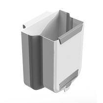 Hanshi Lius kitchen trash can hanging household 22 new wall-mounted folding kitchen waste special toilet living room storage