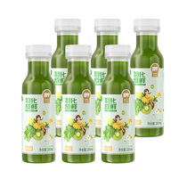 Wei Ke Xian 100% HPP fruit and vegetable juice freshly squeezed apple juice kale and kiwi juice 280ml*6 bottles