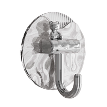 Hook strong adhesive strong load-bearing hole-free bathroom toilet door behind the traceless wall hanging hook sticky hook hook