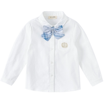 David Bella Childrens Clothing 2024 Spring New Childrens Shirts for Big Kids Kids Girls Fashionable Tops JK Uniforms