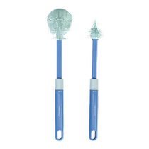 Yings baby silicone bottle brush nipple brush straw brush bottle brush cup brush 360-degree bottle cleaning tool