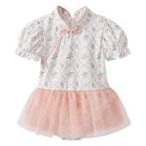 Jerry Baby girls one-piece swimsuit summer infant swimsuit childrens national style summer dress baby fashionable swimsuit