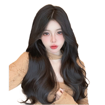 Korean micro-curly wig three-piece large wave hair extension traceless simulation patch fluffy wig invisible hair extensions