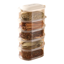 pakchoice seasoning box spice storage box 5-layer home kitchen condiment storage box sealed box pepper aniseed