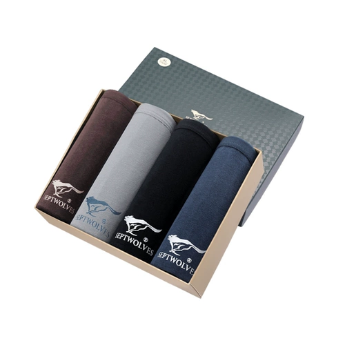 Septwolves/七匹狼 Трусы, цветные высокие штаны, эластичное нижнее белье