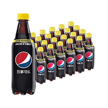 百事可乐无糖碳酸整箱500ml*24瓶