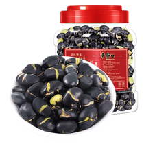 Laojiekou salt fried black beans 450g canned ready-to-eat specialty snacks roasted black beans snacks