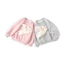Banxidi Girls Sweaters Autumn Clothes 2024 New Fashionable Baby Girl Long-Sleeved Childrens Tops Spring and Autumn Childrens Clothes