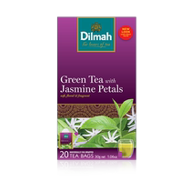 Dilmah Jasmine Green Tea (flavored tea) foil bag 20 bags*1 5g tea bag original brewed drink