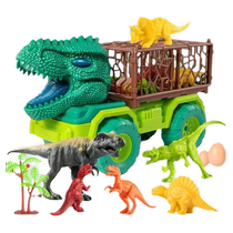 Extra Large Dinosaur Engineering Childrens Toy Car Set Boy Puzzle Tyrannosaurus Rex Excavator Car Crane Resistant to Falling