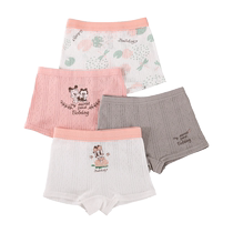 Babudou girls underwear childrens summer thin boxer briefs baby girls boxer shorts without buttocks 100% cotton