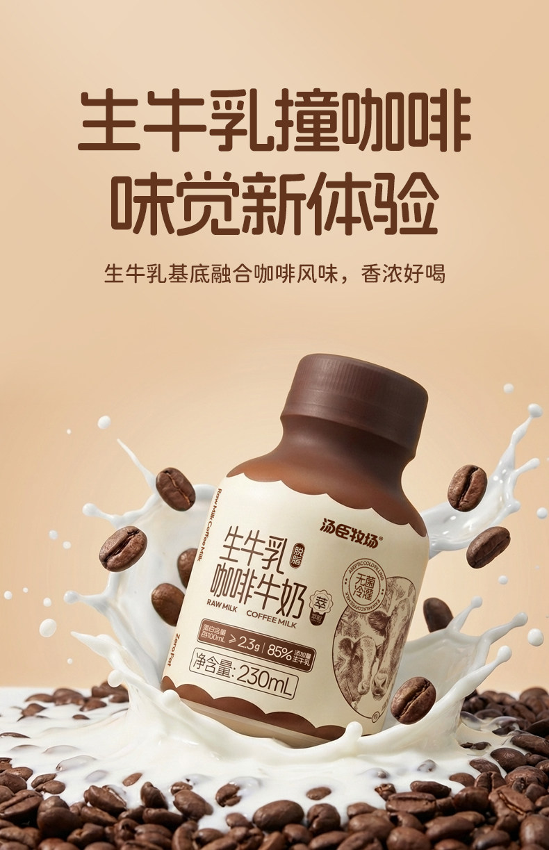 安享好物 安享B级含乳饮料-汤臣牧场咖啡牛奶 国标 