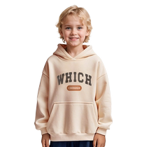 Childrens sweatshirt hooded coat boys and girls autumn clothes 2024 new childrens clothing boys style tops autumn and winter