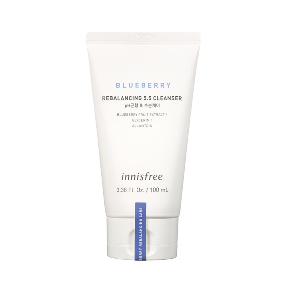 innisfree/悦诗风吟洗面奶蓝莓弱酸洁面乳100ml*2双重氨基酸洁面