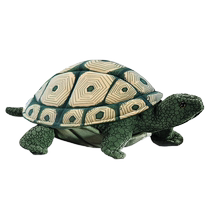 folkmanis chia shell tortoise hand puppet toy animal gloves simulation turtles plush plush doll uglans children early