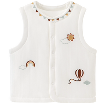 (warm cotton) infant vest winter quilted warm coat baby thickened vest vest vest antibacterial