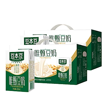 【家庭量贩】豆本豆唯甄原味250ml*24盒2箱